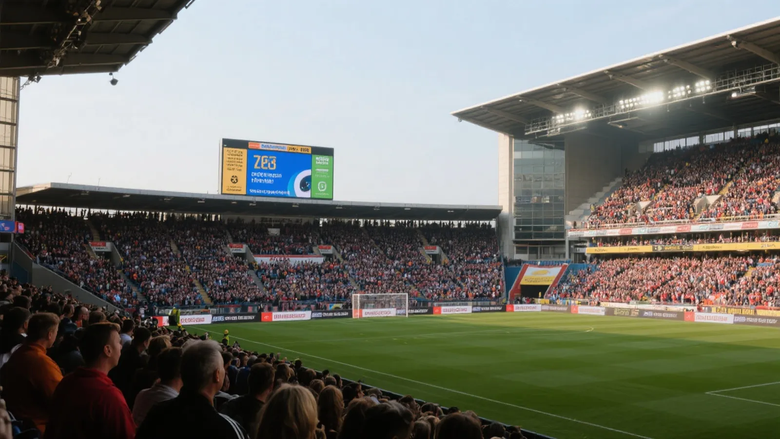 体育场与记分牌